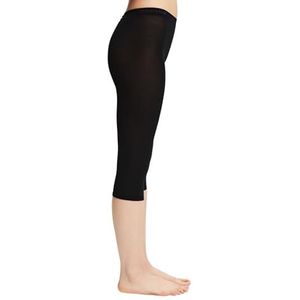 ESPRIT Dames Legging Cotton Capri W LE Katoen Eenkleurig 1 Paar, Zwart (Black 3000), 36-38