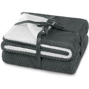 Deken - Grijs - Katoen - 150x200 cm
