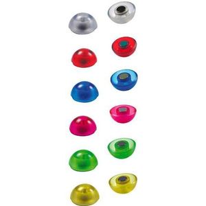 Laurel - Power Maxi ronde magneten, 30 x 16 mm, 1900 g, doorschijnend verschillende kleuren