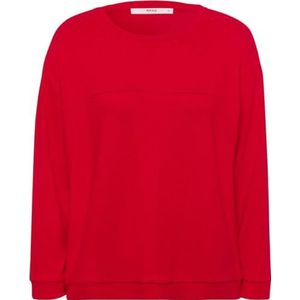 BRAX Dames Style Cara-verwarmend Peached Jersey Shirt, flame, 44