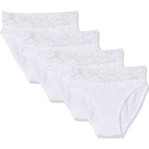 DIM - Midi Slips - Wit - Katoen Stretch - Set van 4