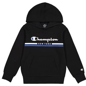 Champion Sweatshirt met capuchon voor kinderen en jongens, Zwart, 5-6 jaar