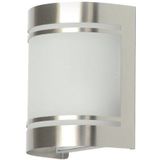 Smartwares 5000.298 Alicante wandlamp, buitenlamp, roestvrij staal, E27-fitting