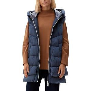 s.Oliver Dames Weste ärmellos, marineblauw, XL