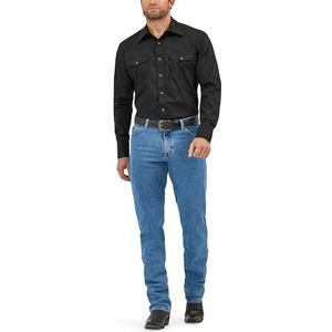 Wrangler Premium Performance Cowboy Cut Regular Fit Jean voor heren, Steenwas, 38 W x 30 liter