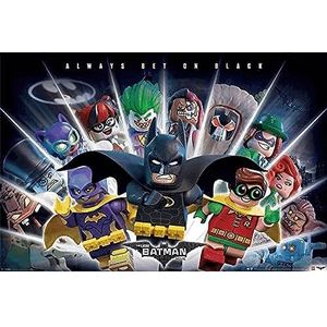 Poster Lego Batman - Always Bet On Black - 91,5 x 61 cm | PostersDE