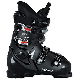 ATOMIC Hawx Magna 80 Skischoenen, maat 29/29,5, alpine skischoen voor volwassenen, in zwart/wit/rood, 102 mm brede pasvorm, stabiele Prolite-constructie, Memory Fit voor een nauwkeurige pasvorm