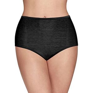 Vanity Fair Dames Verlichting Korte Panty 13109, Midnight Black, Large