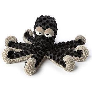 SIGIKID 39638 Deep Water Dandy BeastsTown octopus voor meisjes, jongens en volwassenen, knuffeldier, aanbevolen vanaf 2 jaar, grijs-zwart/octopus