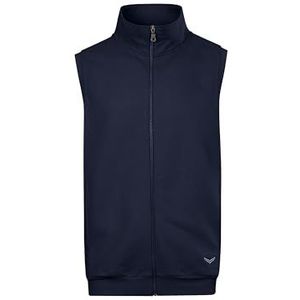 TRIGEMA Vest van comfortabel sweatmateriaal, marineblauw, zeegras, S