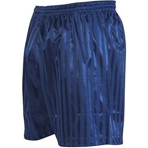 Precisie Gestreepte Continental Voetbalshorts 38-40"" Marineblauw