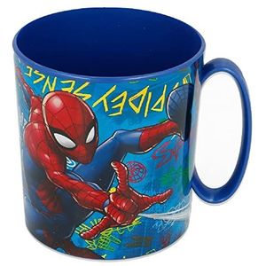 ALMACENESADAN 2576; Spiderman-kop; Spiderman-kop; kunststofproduct; herbruikbaar; BPA-vrij; inhoud: 410 ml