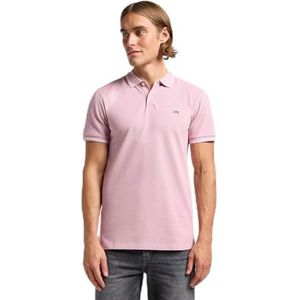 Lee - Pique Korte Mouw Poloshirt - Soft Mauve