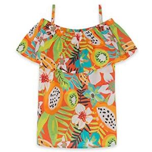 Tuc Tuc Summer Festival Blus, Orange, 8A voor meisjes