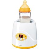 Beurer babyvoeding- en flesverwarmer BY 52, voor het verwarmen en warm houden van babyvoeding, opwarmtijd van 8 minuten, geschikt voor alle in de handel verkrijgbare babyflessen