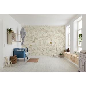 Disney Vlies fotobehang - Winnie the Pooh Outdoors - Grootte 400 x 250 cm - kinderkamer, behang, kinderbehang