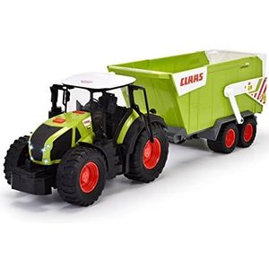 Dickie Toys CLAAS Boerderij Tractor & Trailer - 64 cm - Licht en Geluid - Duurzame Verpakking