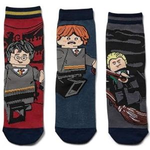 LEGO sokken voor kinderen, Donker rood, 28-30