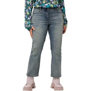 Ulla Popken, dames, grote maten, jeans mandy, blauw, 32W x 32L