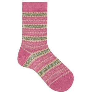 Hudson Dames Sok Fancy Nordic Fashion roze 39-42, roze (pink), 39-42 EU