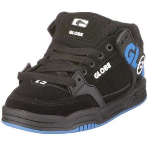 Globe GBKTILT Tilt-Kids, uniseks sneakers voor kinderen, Zwarte Zwarte Kobalt Tekst, 32.5 EU