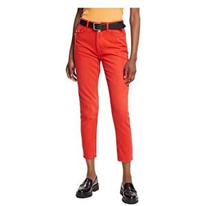 ESPRIT Mom-broek, oranje-rood., 25W