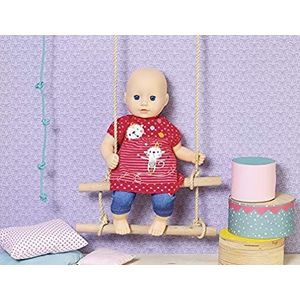 Dolly Moda 870693 Kiel met broek 36cm - Voor peuters van 12 maanden en ouder - Gemakkelijk voor kleine handen - Bevordert empathie en sociale vaardigheden - Inclusief outfit, Meerkleurig