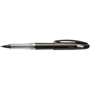 Pentel TRJ50-AO Tradio Pennen Stylo, schrijfkleur: zwart, kleur behuizing: zwart, 1 stuk (1 stuk)