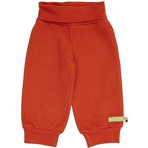 loud + proud Babybroek voor meisjes, interlock, GOTS-gecertificeerd, vrijetijdsbroek, terracotta, 68 cm