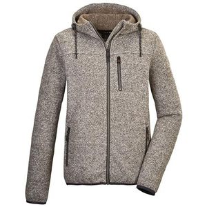 G.I.G.A. DX heren Gebreid fleecejack/fleecejack met capuchon GW 54 MN KNTFLC JCKT, olive brown, M, 42275-000