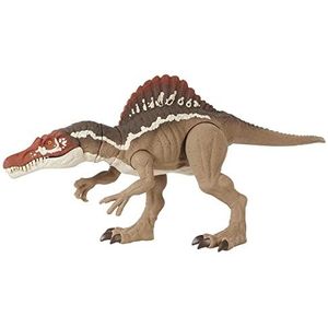 Mattel Jurassic World - Camp Cretaceous - Spinosaurus extreme kaken - Gelede dinosaurus speelgoed - Vanaf 4 jaar - HCK57