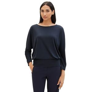 TOM TAILOR T-shirt voor dames, 10668 - Sky Captain Blue, XXS