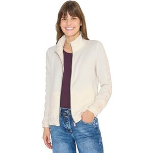 CECIL Zachte jas met tapedetail Creamy White L