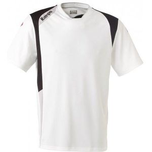 Kempa Shirt Base, wit/zwart/zilver, S