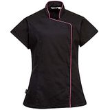 Portwest - Tuniek Wrap - Dames Tuniek - Zwart/Roze - Kingsmill Polykatoen