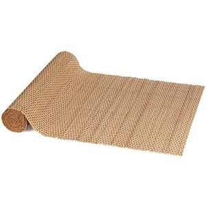 BambooMN Natuurlijke bruine string bamboe latten tafelloper, home decor, 13"" x 70"" - 1 stuk