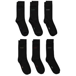 GANT - Huissokken - Zwart - Katoenmix - 6-Pack