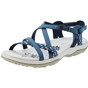 Skechers Reggae Slim-Vacay Slingback sandalen voor dames, navy NVY, 42 EU