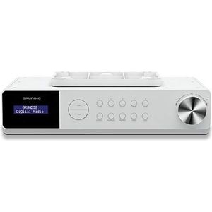 Grundig GKR1010 DKR 1000 BT DAB + keukenradio met Bluetooth en DAB + ontvangst wit,wit