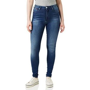 Tommy Jeans Dames Sylvia Hr Super Skny Nnmbs Jeans, Nieuw Niceville Mid Blauw Stretch, 30W / 34L