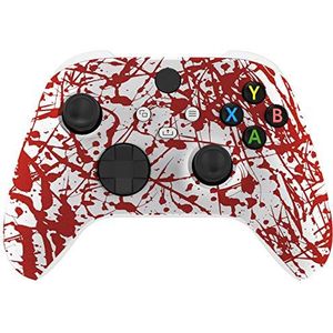 eXtremeRate Voorste Cover Case voor Xbox Series X S Controller,Vervanging Schaal Shell voor Xbox Series X S Controller Model 1914(Zonder Controller)-Bloed