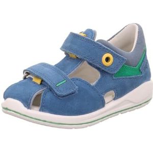 Superfit Boomerang sandalen voor jongens, Blauw groen 8010, 24 EU Weit