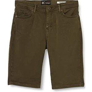 Kaporal Deco shorts van denim voor jongens, Ex Khaki, 10 Jaar
