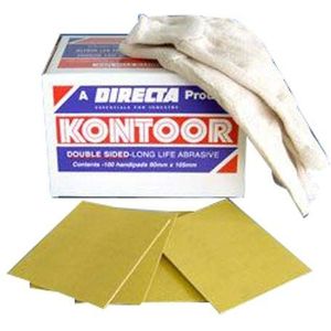 Kontoor Abrasive YP1ASS Dubbelzijdige Droge Manier, Geel, Geassorteerd, 90 mm x 105 mm