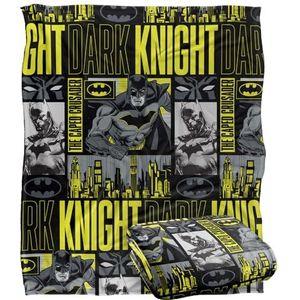 BATMAN Silky Touch Super Zachte Sprei Deken, 152 x 127 cm