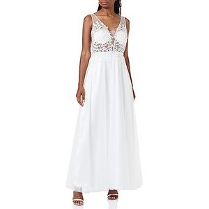Vera Mont Dames 8625/4491 jurk, off-white, 40, gebroken wit, 40