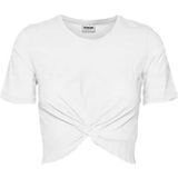Noisy may Nmtwiggi S/S Top S T-shirt voor dames, wit (bright white), XL