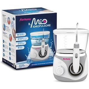 Forhans Mijn monddouche voor het gezin, dieptereiniging, mondholte, verwisselbare punten, tandprothesen, ideaal voor dragers van tandprothesen en orthodontische apparaten