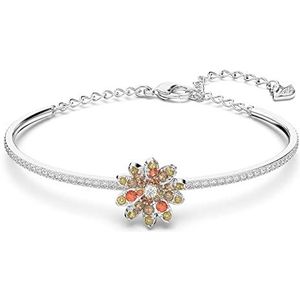 Swarovski Eternal Flower armband, Bloem, Meerkleurig, Gemengde metaalafwerking