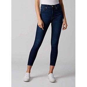 7 For All Mankind Aubrey Skinny Jeans voor dames, Blauw (Donkerblauw Dk), 30W x 27L